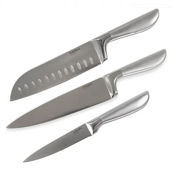 한샘 올스텐 핸들 주방 칼세트 3종 과도 산도쿠 쉐프나이프 식칼 추천 도구 부엌 용품 명품 과도+산도쿠+쉐프나이프 1세트