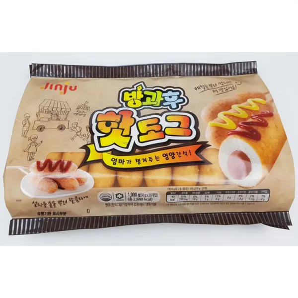 영서몰 IN 진주햄 3901 방과후 핫도그 1kg, 단품 단품