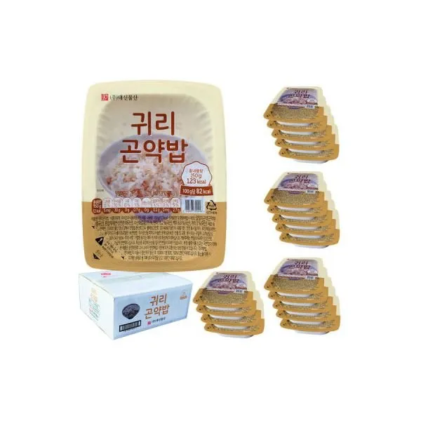 대신곤약 한끼 123kcal 귀리곤약밥 150g 20팩
