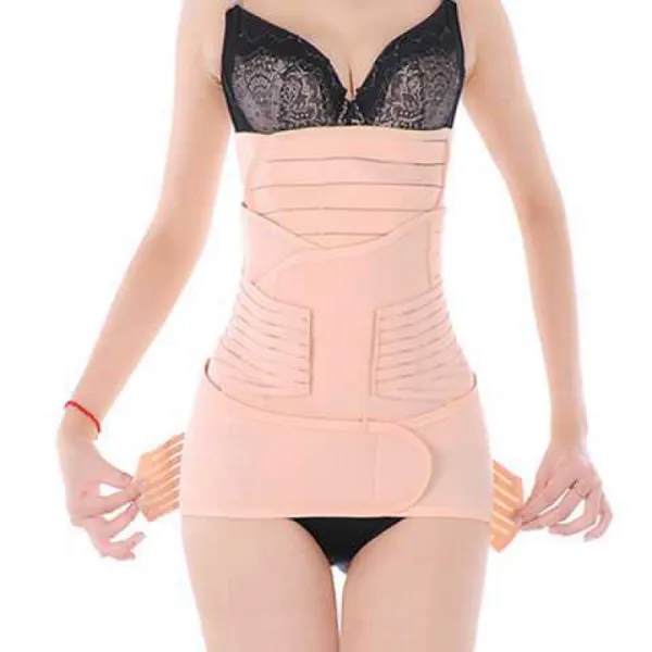 산후 복대 보정 허리 가제 순산 대패질함 전용 임산부 산후조리 코르셋, 스틱 세가지 커버 （산후 회복 건의