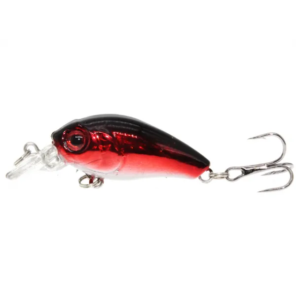 1PCS Wobblers 품질 크랭크 베이트 시뮬레이션 낚시 루어 4.5cm 3.8g 저크 베이트 플로팅 하드 베이트 베이스 잉어 Pesca 낚시 태클, 나흘