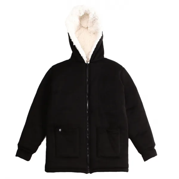 자체브랜드 에잇볼륨 헤비 양털 니트 후드 코트