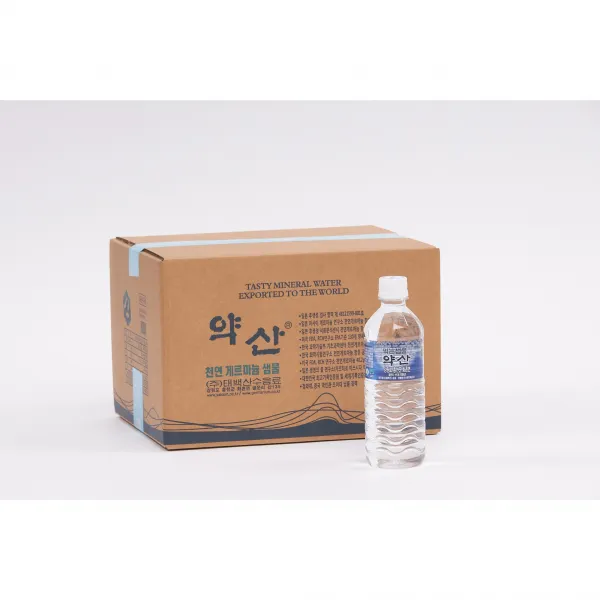 약산샘물 500ml*60병 정품보장 자외선차단 박스포장 강원도 홍천 공작산 천연암반수, 60, 500ml