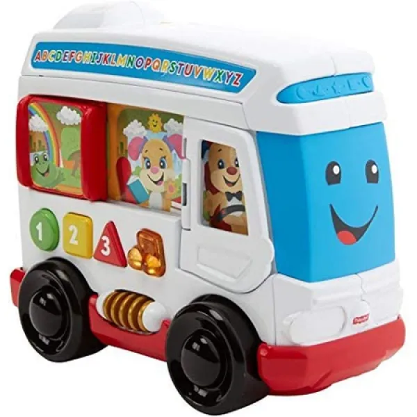 Fisher-Price 어부-가격 웃음 마을버스 주변 학습 PROD820005691, One Color