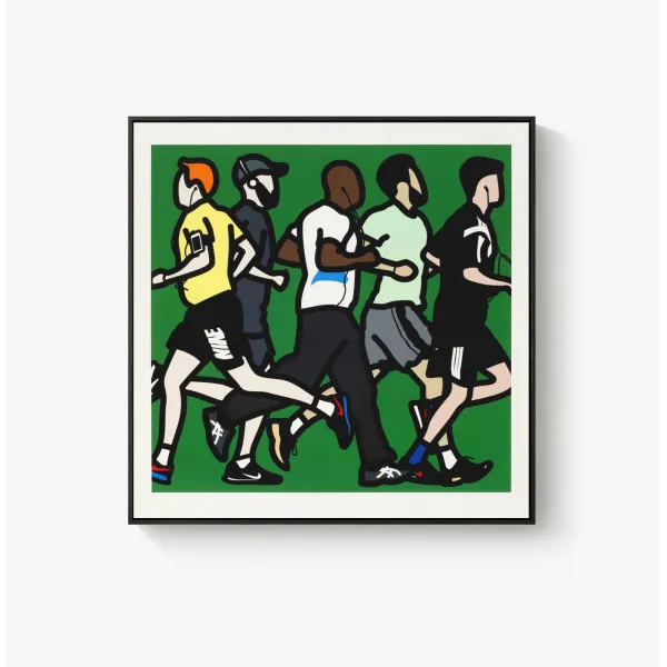 줄리안 벽장식 액자 오피 줄리안 홈갤러리 아트 일러스트 현대 미니멀 추상 펜션 장식, green + 독립하다.