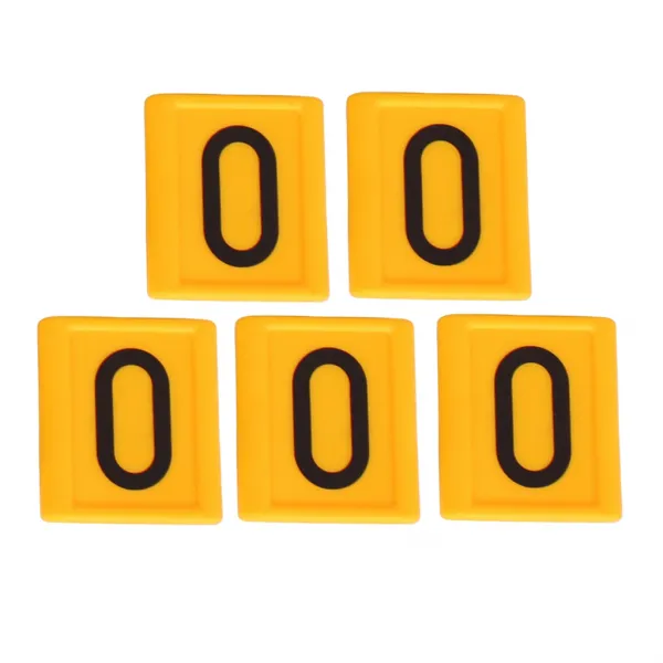 Fwt 젖소 목줄 또는 낙농 부분의 경우 숫자 0 9 설명한대로1