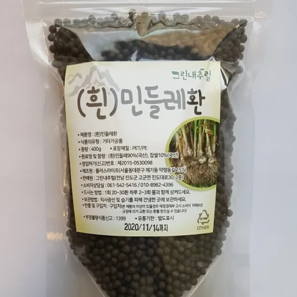 그린내추럴 국산 (흰)민들레환 400g, 1개