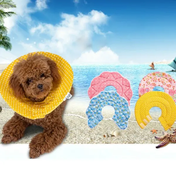 #46 강아지넥카 물목보호대 【강아지.소프트.넥카라.고양이목보호대.애견넥쿠션】 $OD% AW+ 627DD5 *CT659 ^CD961 펫 #~25, DR S_핑크 CO