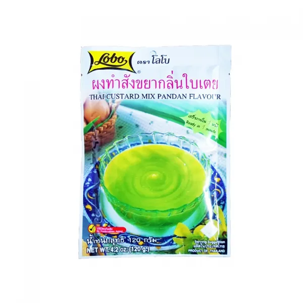 LOBO 로보 타이커스타드 믹스 판단 플레이버 120g PANDAN FLAVOUR