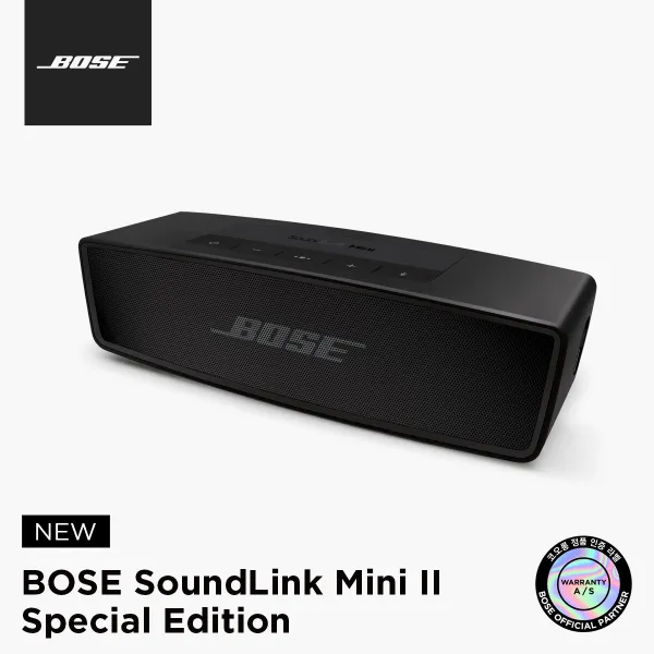 BOSE 보스 정품 SoundLink Mini 2 SE 블루투스 스피커, 트리플 블랙