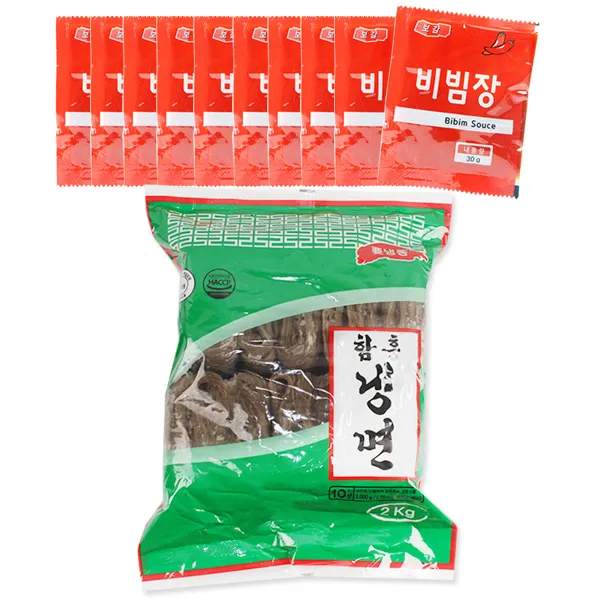 벅스웨이 함흥냉면 2kg+비빔장 30gx10개 1set