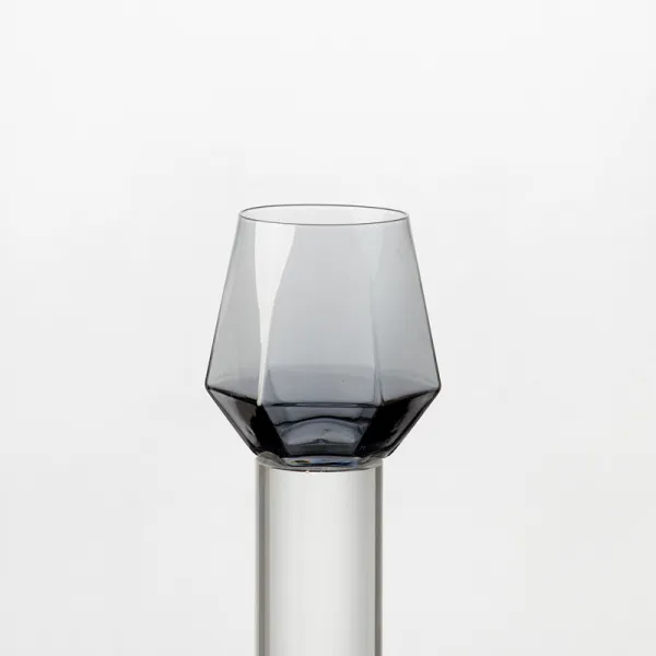 DFMEI 일반 주스컵 아이디어 유리잔 심플 주스 음료잔 가정용 투명 물컵 커피잔 냉방술잔을 기울이다., DFMEI 왜소형 고급회색육릉보유리컵, 301-400ml