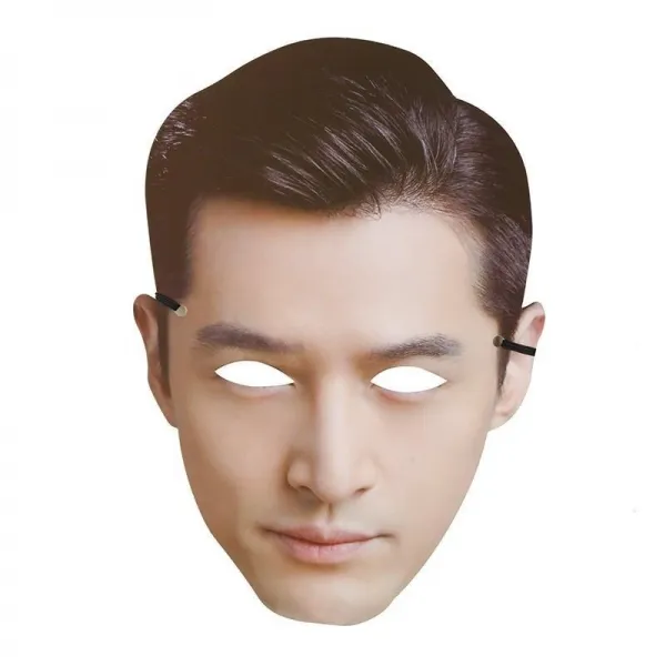 가면 결혼 엽기적 모조진인 용변을 보다 얼굴을 바꾸다 남성 여성 넥 워머 실리콘 종이 스타 4704018680, 호가 D