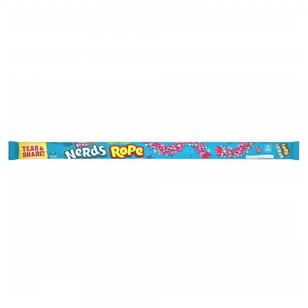 Nerds 너즈 Rope Very Berry Candy 사랑방캔디 로프 베리 캔디 0.92oz(26g) 24개입, 1세트, .g