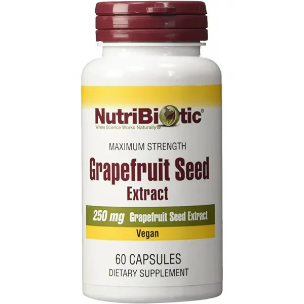 Nutribiotic - 자몽 종자 추출 캡슐 250mg 60 Bioflavonoids와 최대 강도 강력한 면역 전반적인 건강 지원이 쉽게 삼키기 쉽습니다.