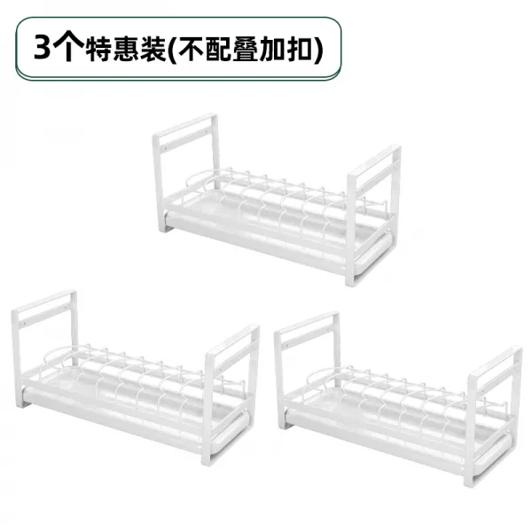주방용품 가정용 완전무결 그릇걸이 찬장 내장 소품거치대 사발을 내려놓다 물을 가두다 선반으로 널어 말리다 창문턱, 1, 3개 특혜복 (어울리지 않는다 겹치다