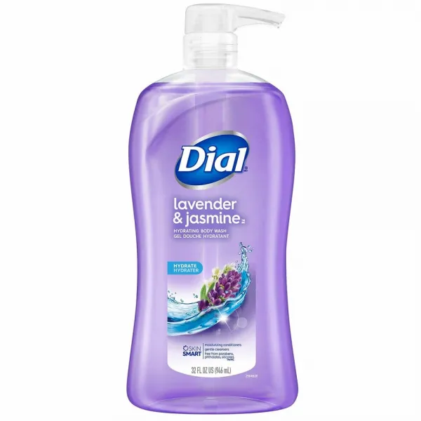 (미국직배) Dial 다이알 라벤다 자스민 바디워시 샤워젤 946ml 2팩 Body Wash Lavender & Jasmine 32 Ounce