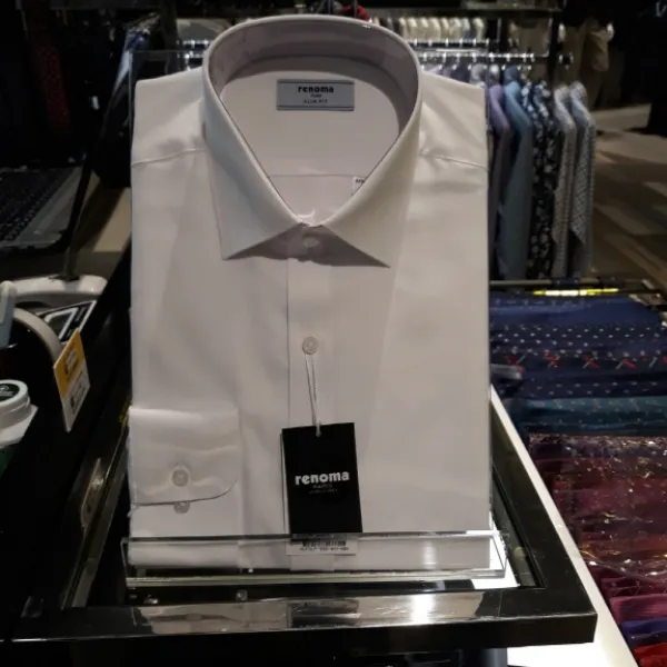 레노마셔츠 가성비 최고!! 데일리 셔츠로 각광받는 화이트 슬림 셔츠 RJFSLP-950-WH