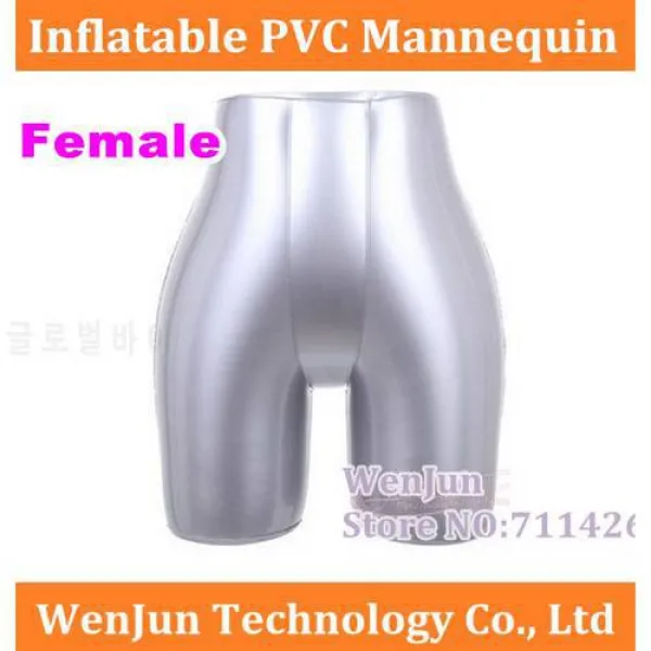 1PCS 새로운 풍선 PVC 하프 바지 마네킹 여성 마네킹 비정상적 모델 / 의, 상세내용참조