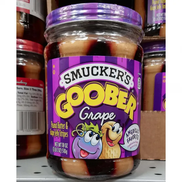 Smucker's 구버 포도 땅콩버터 510g, 1개
