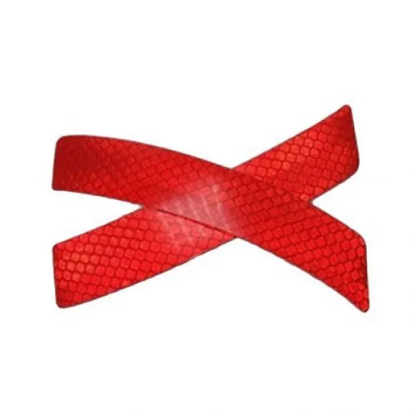 [해외] 2X 자동차 범퍼 반사 경고 스트립 자동차 스티커 차량, Red