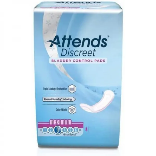 눈에 잘 띄지 않는 블래 더 컨트롤 패드 최대 흡수성 라이너 패드 ADPMAX-팩 20 개 참석, 1