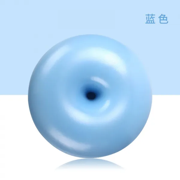 요가 도넛 사과 공 스포츠 체력 훈련 지원 홈 임산부 조산 몸 균형 운동 하늘색은 같은 서리로 덥은 폭발 방지를 수입했습니다