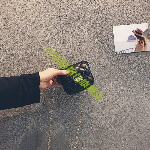 미니체인크로스백 쁘띠가방 여성 체인백 인싸템 소흑 유행 스윗 질감 2396865775