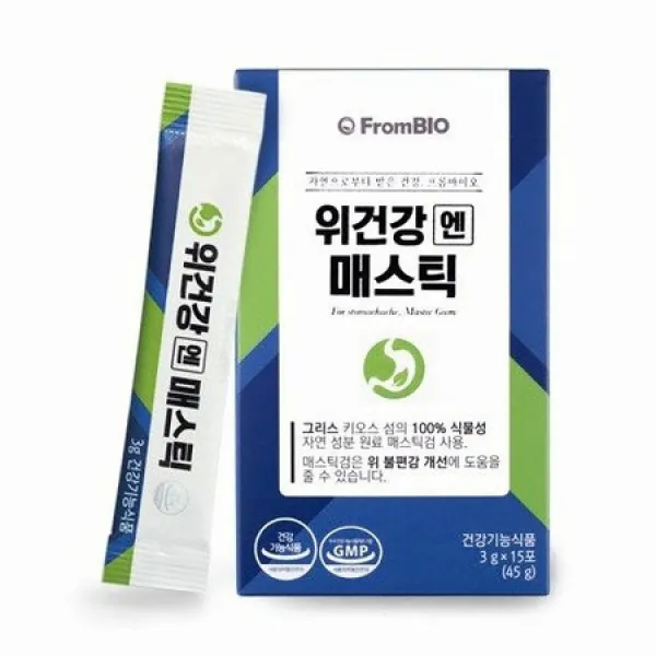 프롬바이오 위건강엔 매스틱 3g x 15포 x 12통, 상세페이지 참조