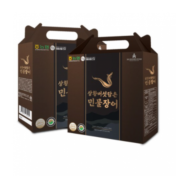 미쁨생활건강 상황버섯 담은 민물장어 건강즙 30p, 14개, 2100ml