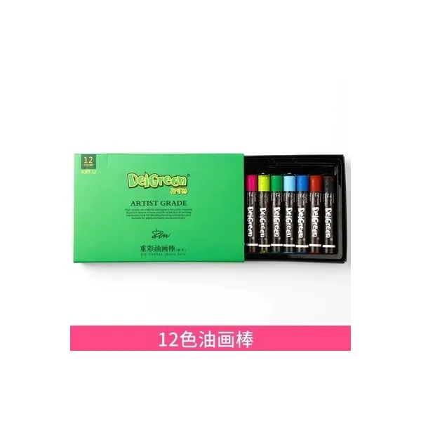 유화붓 겹쳐색칠하는 오일파스텔 24색 2세대 고급그레이 12단색 36색 60유성 연질 유화스틱 화이트, 2 세대 12 색 헤비 컬러 스틱