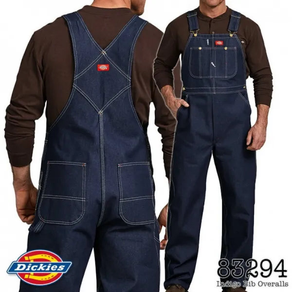 디쯔키ー즈 Dickies오버 올 본국 USA모델 ≪ 1색 ≫ Dickies(디쯔키ー즈)/Indigo Bib Overall(83294)[Dicki