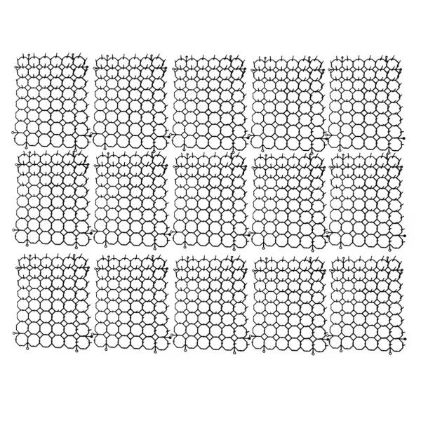 Stk 15pcs 고양이 스캣 매트 구충제 애완 동물 스카 1개