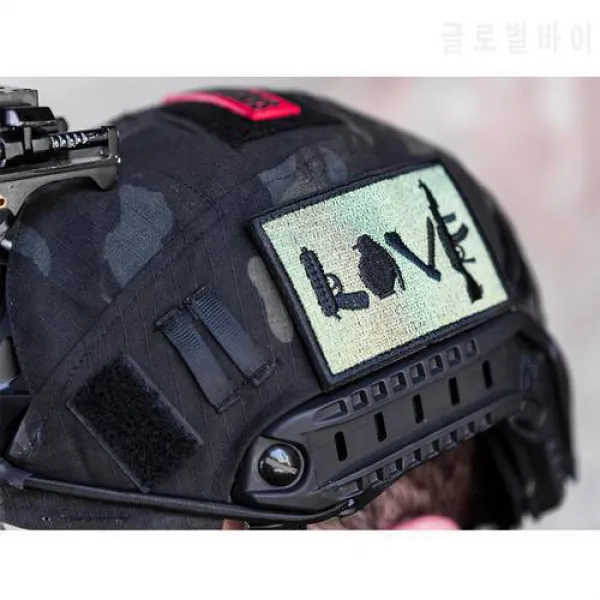 OneTigris Original Tactical 쿨 패치 사기 군인 패치 LOVE 건 / 수류탄 /