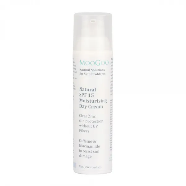 MooGoo Moisturising SPF 15 Day Cream 호주 무구 모이스춰 SPF15 데이 크림 75g, 1개
