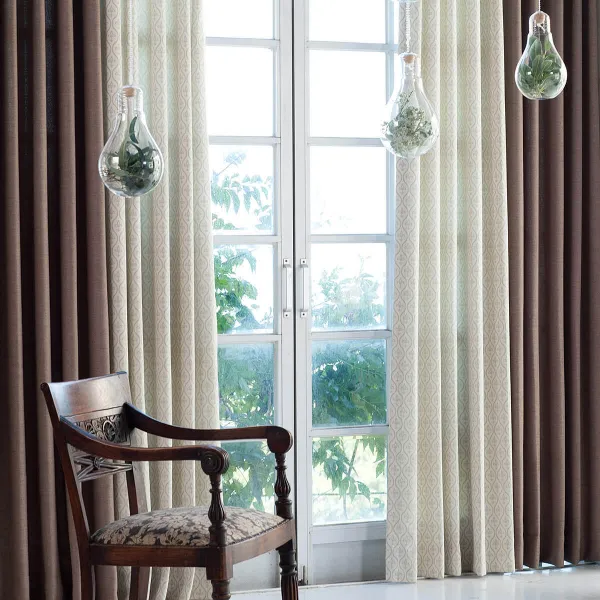 겉커튼 380 X 230cm Curtain 패턴 D 민트 