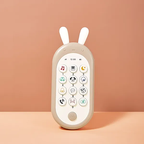 하베브릭스 아기토끼 핸드폰 장난감 멜로디완구, 혼합색상