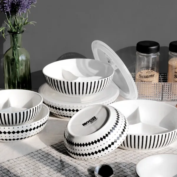 감성 찬통 모던 블리스 나눔찬기, 1.포인트라인나눔찬기_XL(1p)