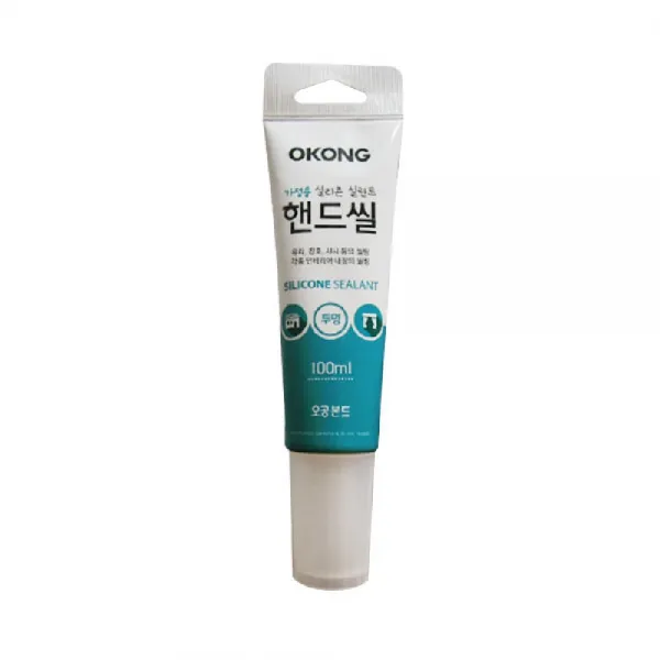 [AUD_9617781] 오공 실리콘 실란트 투명 100ml 실리콘보수재 틈새충진제 투명실리콘 실란트 건축보수재, 단일상품