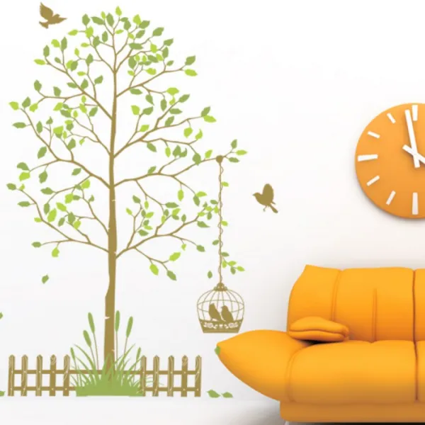 아트박스/꾸밈 pa047-자작나무숲의향기3, 색상선택 샌드브라운＋라이트올리브＋그린옐로우