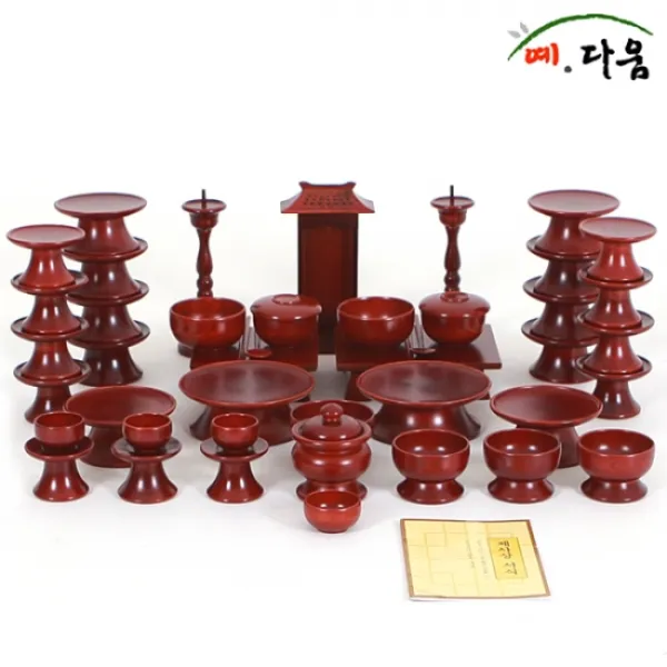 [예다움] 종가집 물푸레 원목제기 47p, 단품