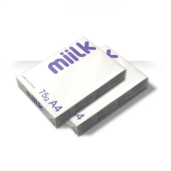 밀크 복사용지 A4용지 75g 2권(1000매), 단일상품