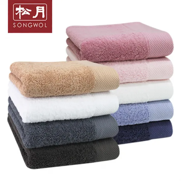 [낱장딜/송월] 170g 40수 호텔용 컬러무지 1장, 진파랑