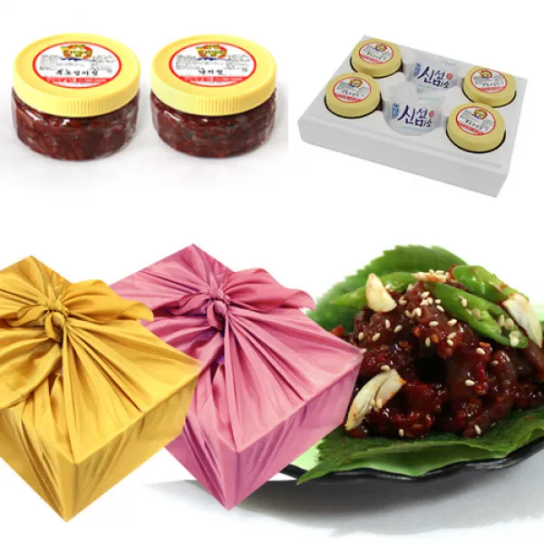 강경영진젓갈 강경젓갈 명절선물세트 12종 선물세트, 1세트, 오징어젓 250g + 낙지젓 250g