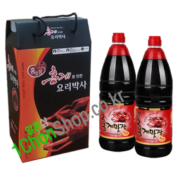 홍게맛장 선물세트 6호 A type, 1.8L, 2개
