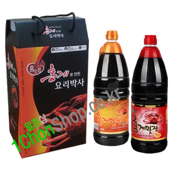 홍게맛장 선물세트 6호 B type, 홍게맛장소스 1.8L + 홍게맛장소스 골드 1.8L, 1세트