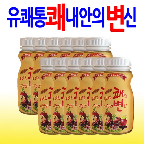 유쾌통쾌 내안의변신 요구르트맛, 100ml, 12병