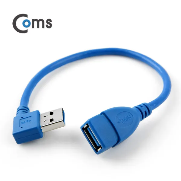 ACITB759 USB 3.0 젠더 연장 암수 꺽임 ㄱ자 케이블선, 단일상품