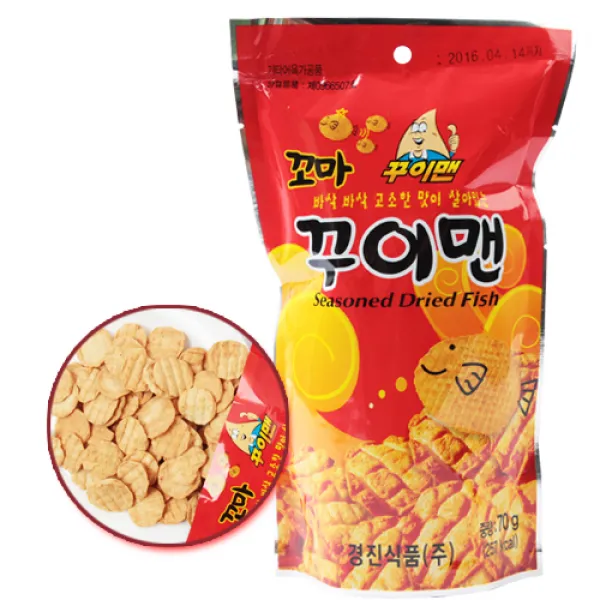 경진식품 꼬마꾸이맨 쥐포, 1개, 70g