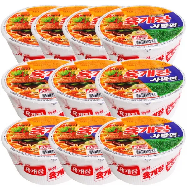 농심 육개장 사발면, 10개